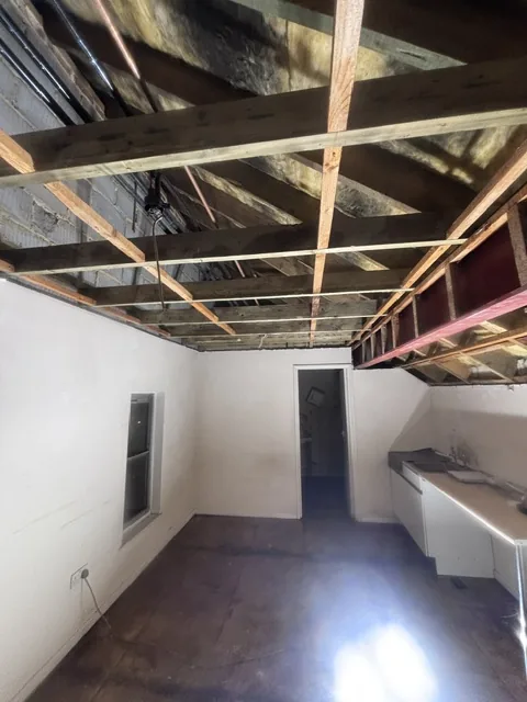 Controlled artex plasterboard strip-out in Parson's Green