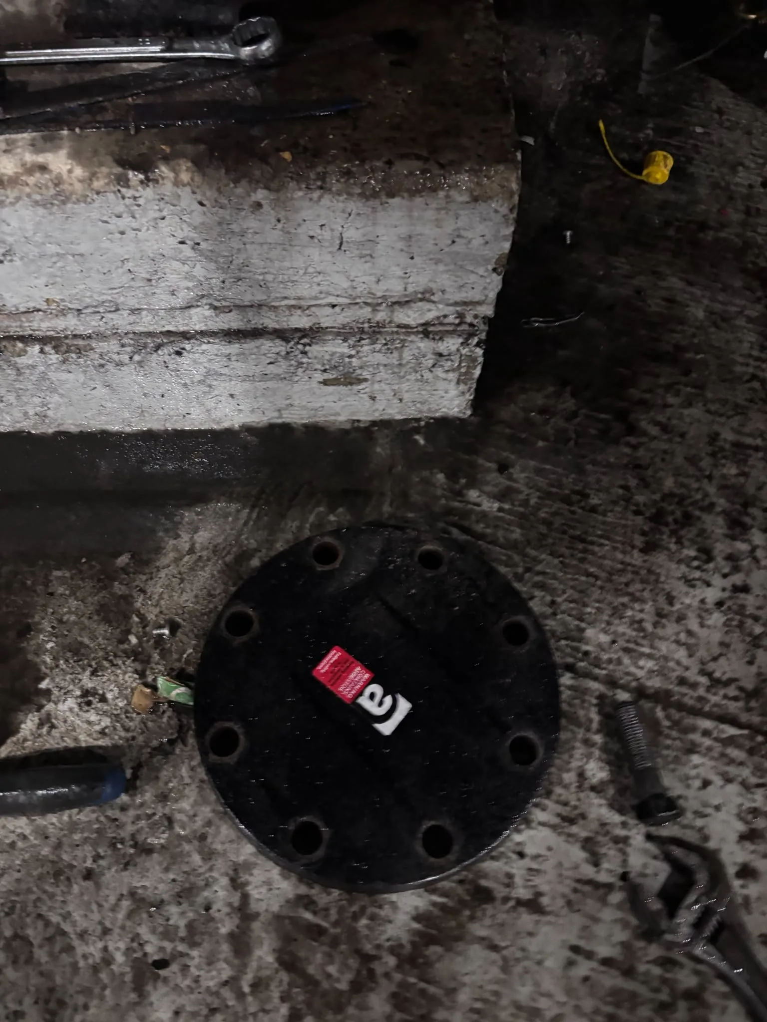 Artex scraping from a concrete ceiling during Parson's Green refurbishment